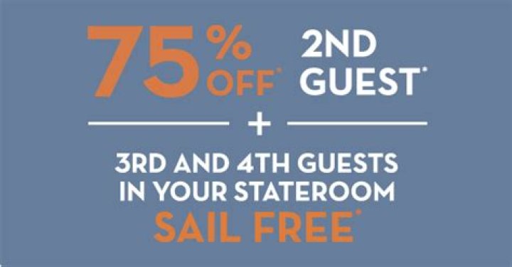 3rd/4th/5th Guests Sail Free
