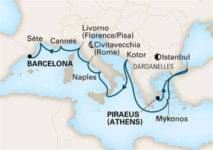 Best Barcelona to Athens Cruises
